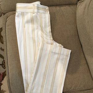Kenneth Cole Straight Leg Crop Slacks